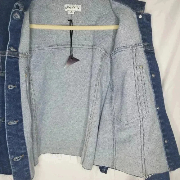 NWOT Women's Blue Jean cropped Western, Rodeo, Biker Jacket XL - Picture 6 of 11